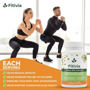Fitivia herbal tablet with Garcinia cambogia and green coffee extract, designed for safe and effective weight management.