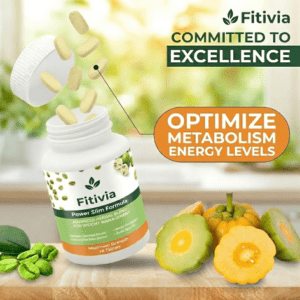 Fitivia supplement containing Garcinia cambogia and green coffee extract to naturally boost metabolism and support fitness goals.