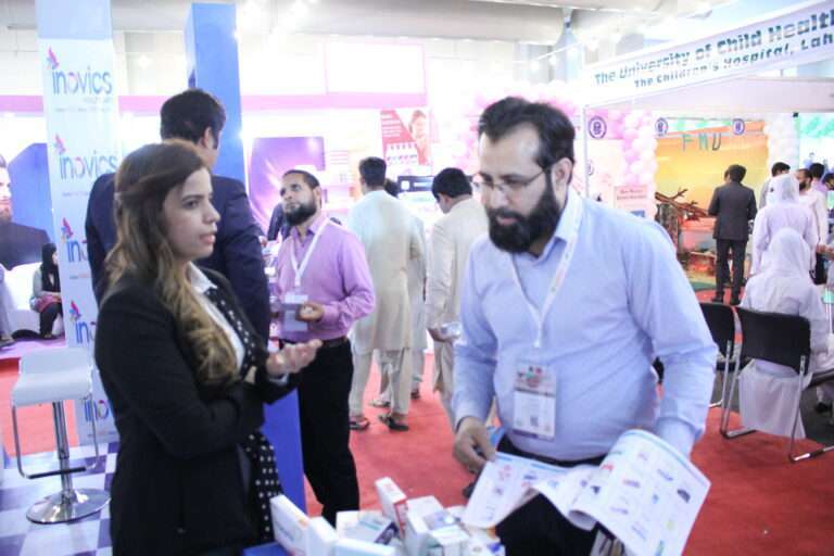 Team networking at Lahore supplements expo