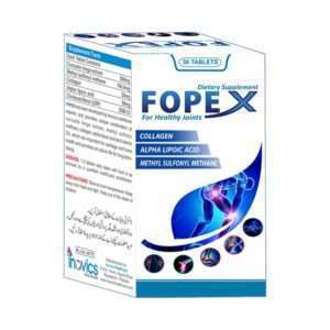 FOPEX joint health tablet with glucosamine, chondroitin, MSM, hyaluronic acid and vitamin D3 for joint pain relief and mobility support