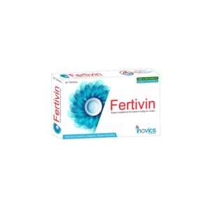 Fertivin tablet with inositol, L-arginine, folic acid, iron, and vitamins to support female reproductive health, hormonal balance, fertility, and energy levels